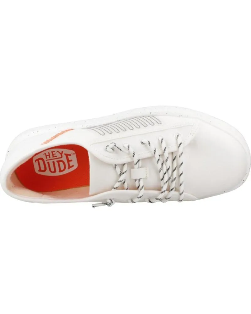 Zapatillas deporte HEY DUDE  de Mujer ZAPATILLAS MUJER MODELO CODY COLOR BLANCO  WHITE