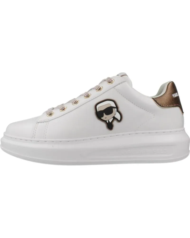 Zapatillas deporte KARL LAGERFELD  de Mujer ZAPATILLAS MUJER MODELO KAPRI NFT METALMESH TAB LO COLOR BLA  01Z WHITE