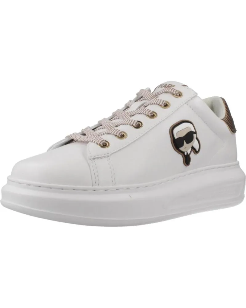 Zapatillas deporte KARL LAGERFELD  de Mujer ZAPATILLAS MUJER MODELO KAPRI NFT METALMESH TAB LO COLOR BLA  01Z WHITE