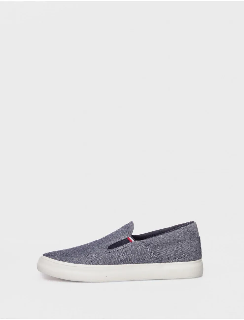 Zapatillas Tommy Hilfiger Th Hi Vulc Core Low Slip On Azul