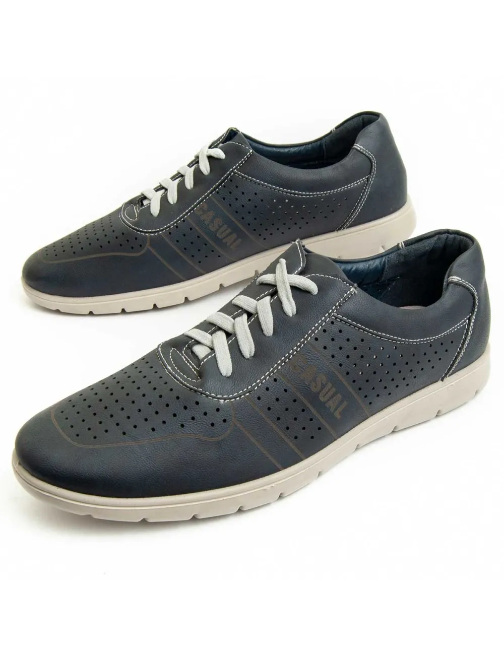 Zapato Casual Para Hombre  Montevita  Valti3  91043 Azul