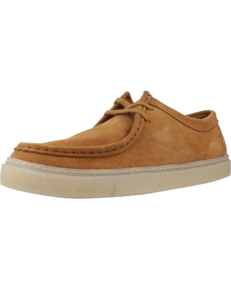 Zapatos de Hombre FRED PERRY MOCASINES HOMBRE MODELO DAWSON LOW SUEDE COLOR MARRON CLARO 644DARKCRM