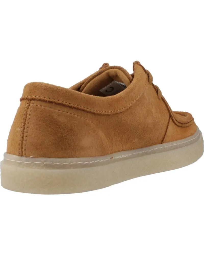 Zapatos de Hombre FRED PERRY MOCASINES HOMBRE MODELO DAWSON LOW SUEDE COLOR MARRON CLARO 644DARKCRM