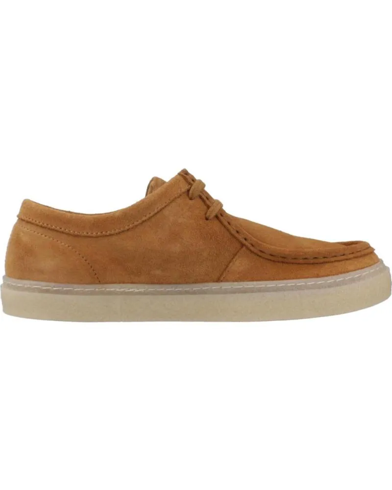 Zapatos de Hombre FRED PERRY MOCASINES HOMBRE MODELO DAWSON LOW SUEDE COLOR MARRON CLARO 644DARKCRM