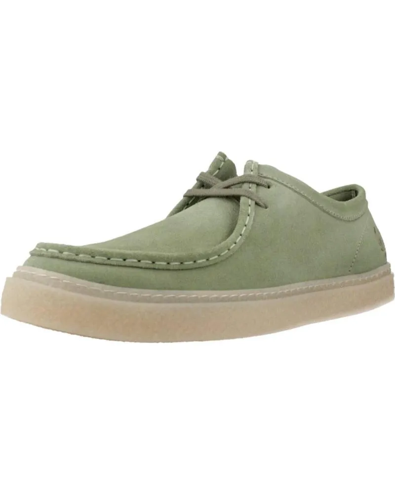 Zapatos de Hombre FRED PERRY MOCASINES HOMBRE MODELO DAWSON LOW SUEDE COLOR VERDE M37SEAG M37SEAGRAS